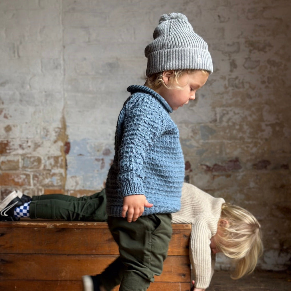 PLAY SWEATER - Upcycled Denim
