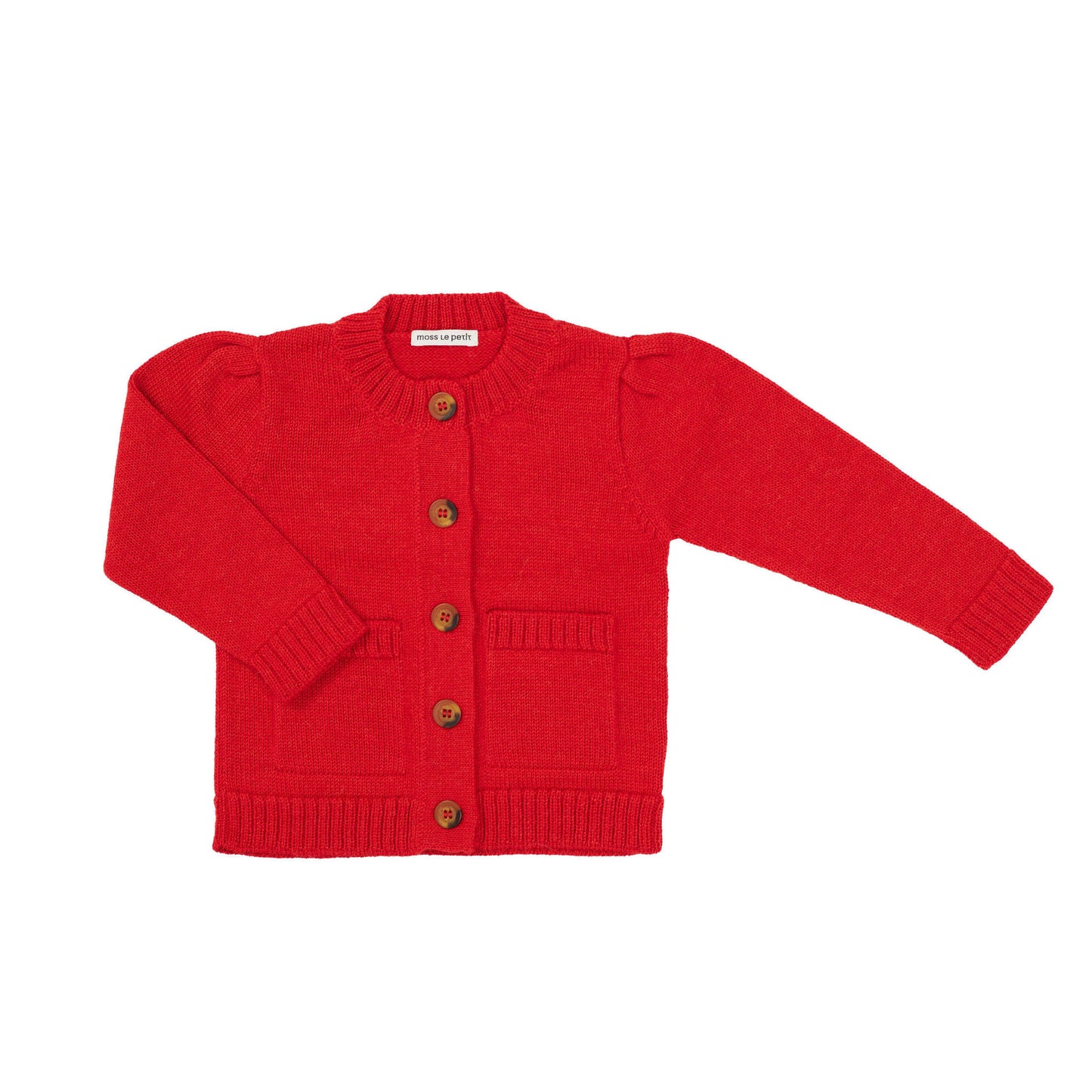 ALPACA CARDIGAN - Poppy