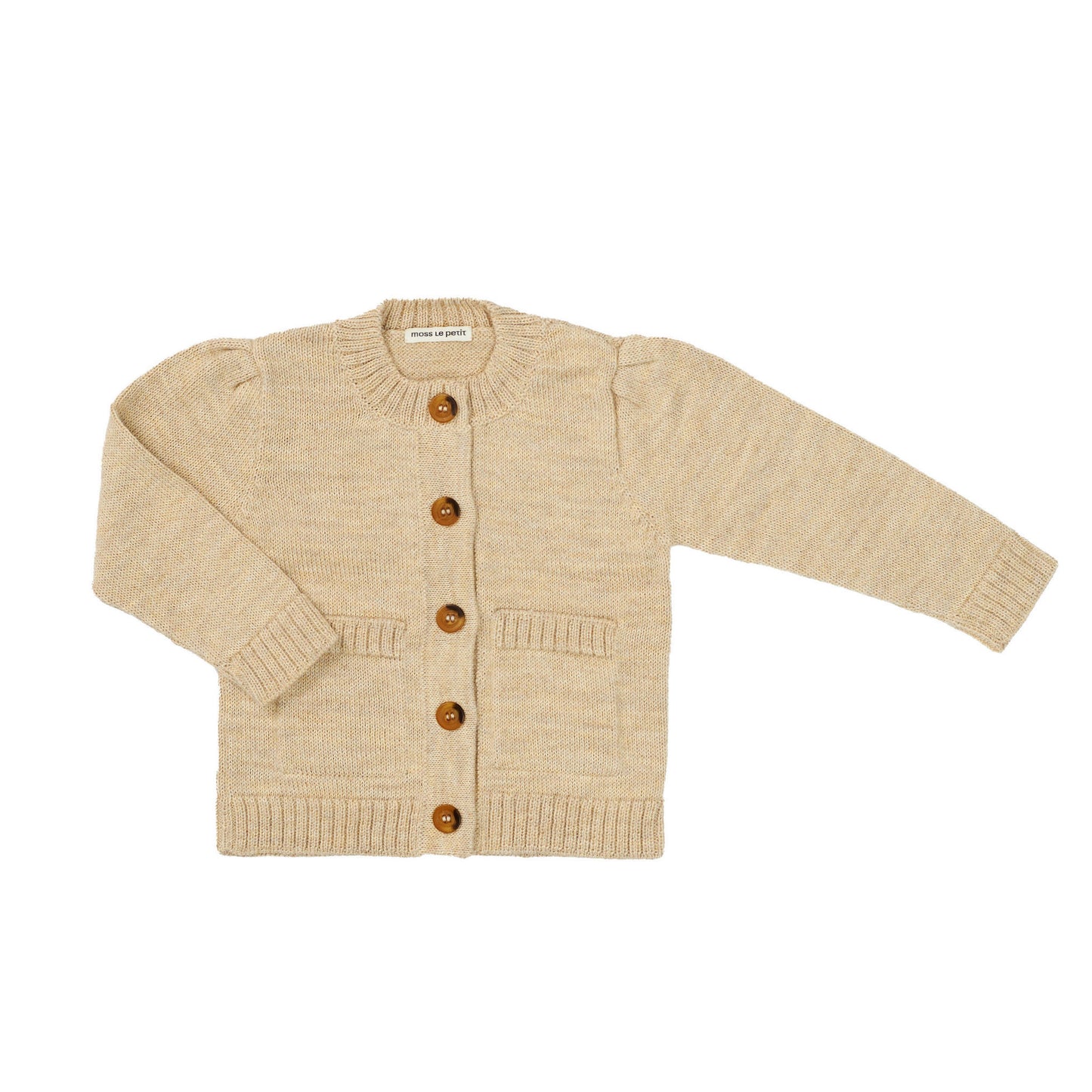ALPACA CARDIGAN - Oatmeal