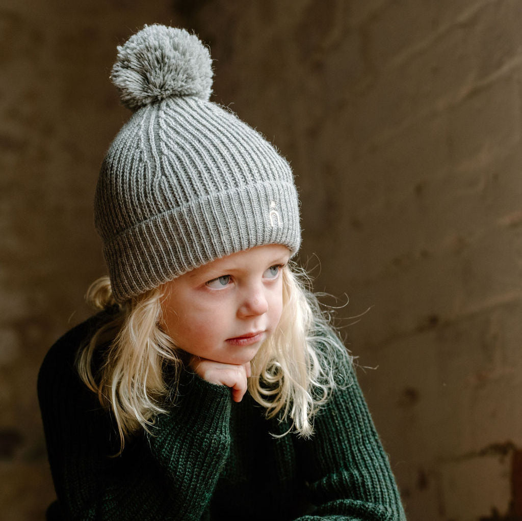 ALPACA BEANIE - Grey Mist
