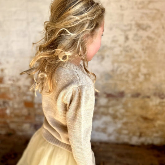 ALPACA CARDIGAN - Oatmeal