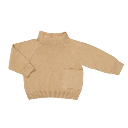 COTTON SWEATER - Toffee
