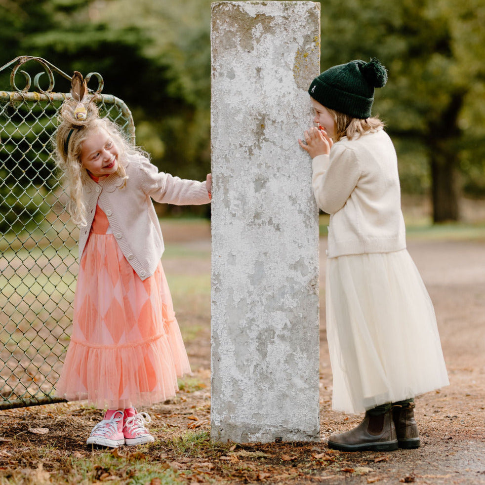 COTTON CARDIGAN - Blush Pink