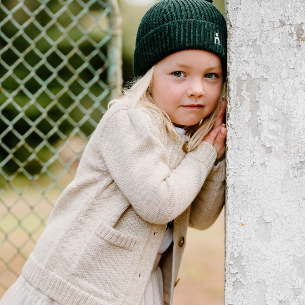 ALPACA CARDIGAN - Oatmeal
