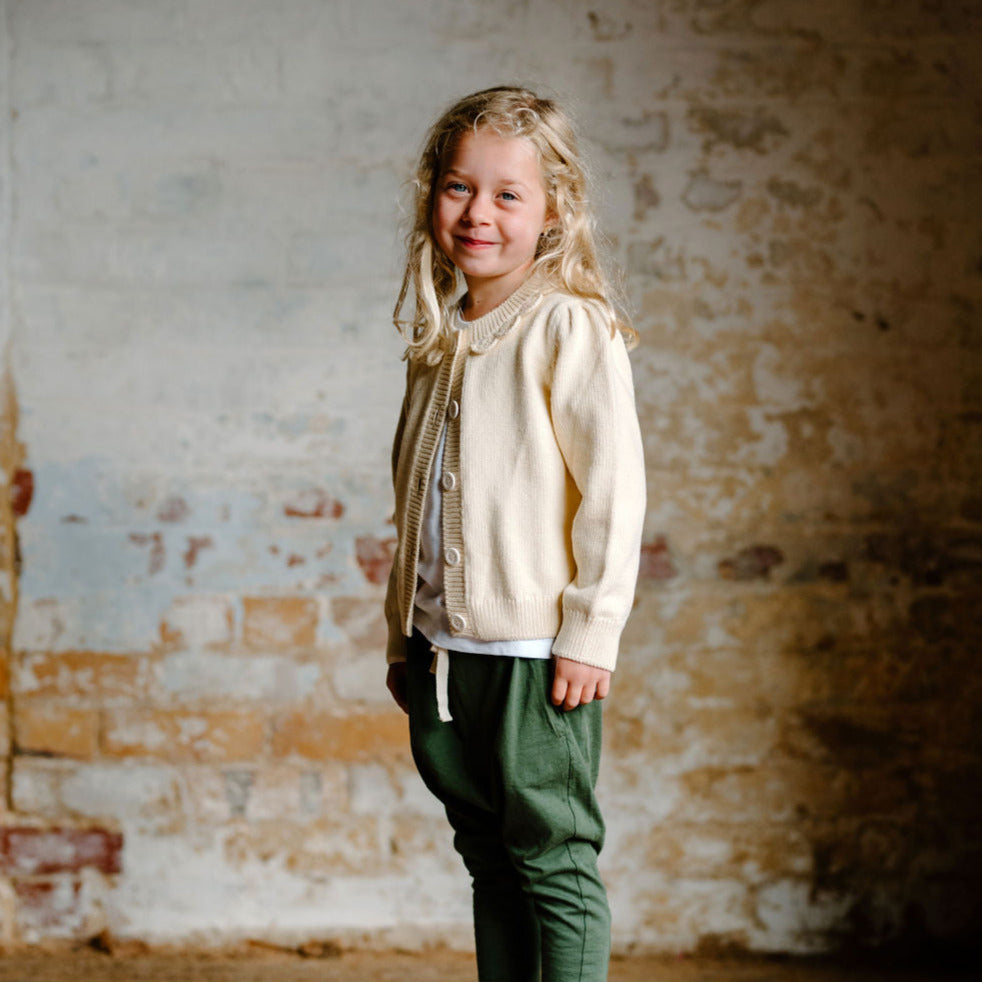COTTON CARDIGAN - Honeycomb