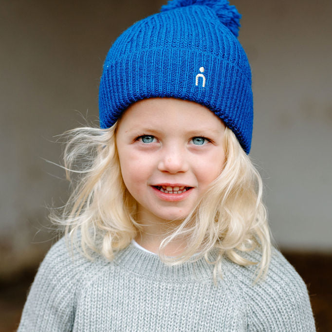 ALPACA BEANIE - Azure Blue