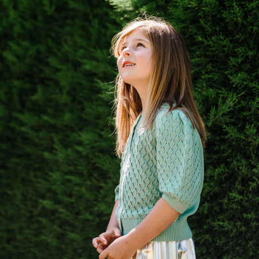 POINTELLE CARDI - Aqua Haze